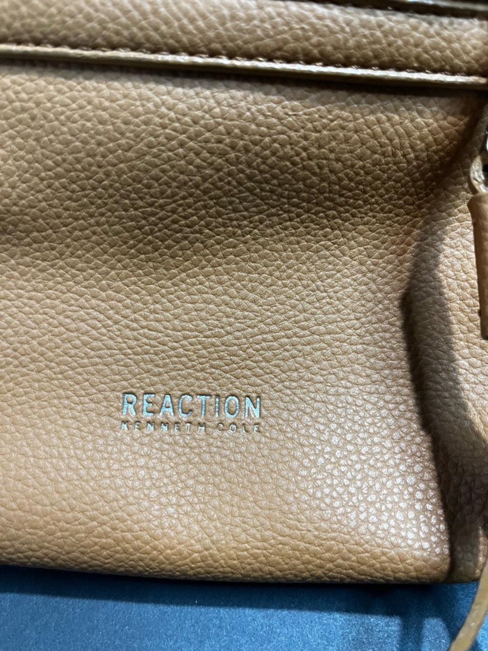 Kenneth Cole Reaction Pebbled Tan Shoulder Bag